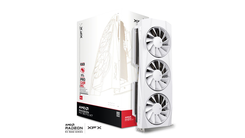 XFX Quicksilver RX 9070XT White Gaming Edition