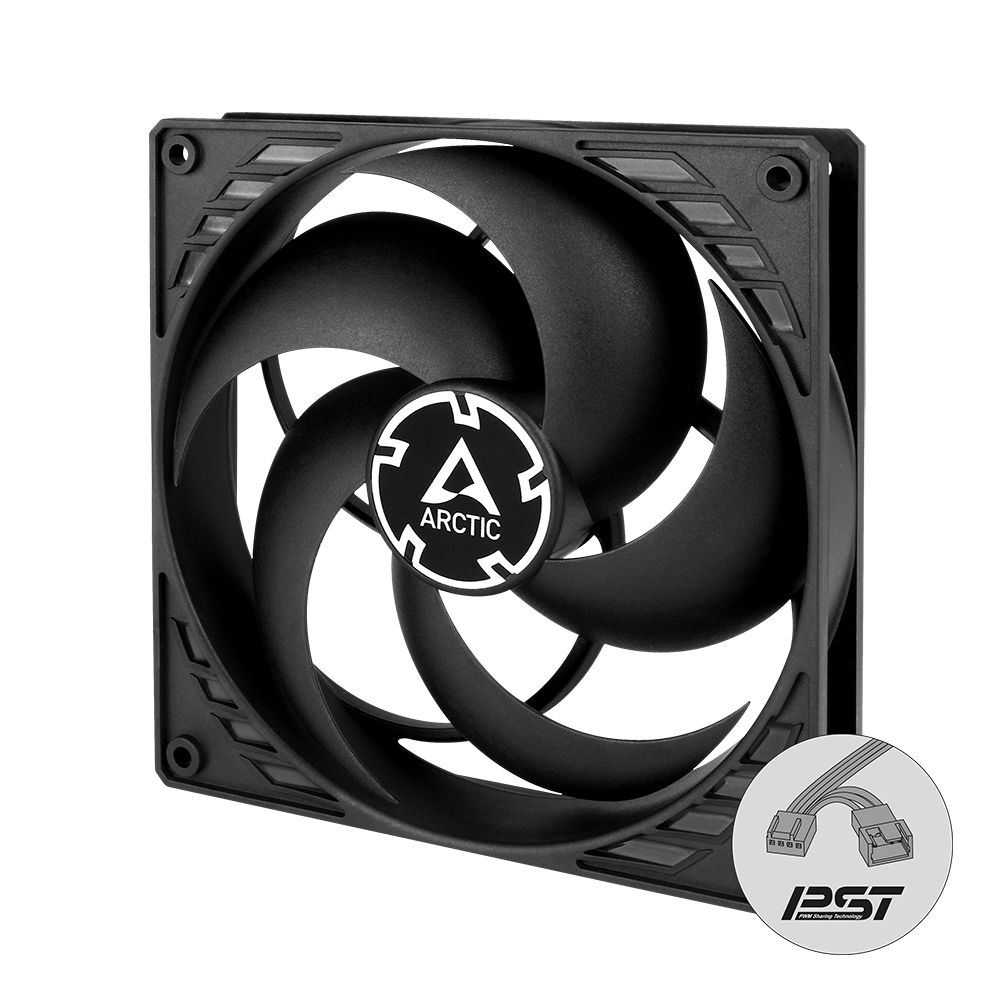 ARCTIC P14 PWM PST CO (black/black)
