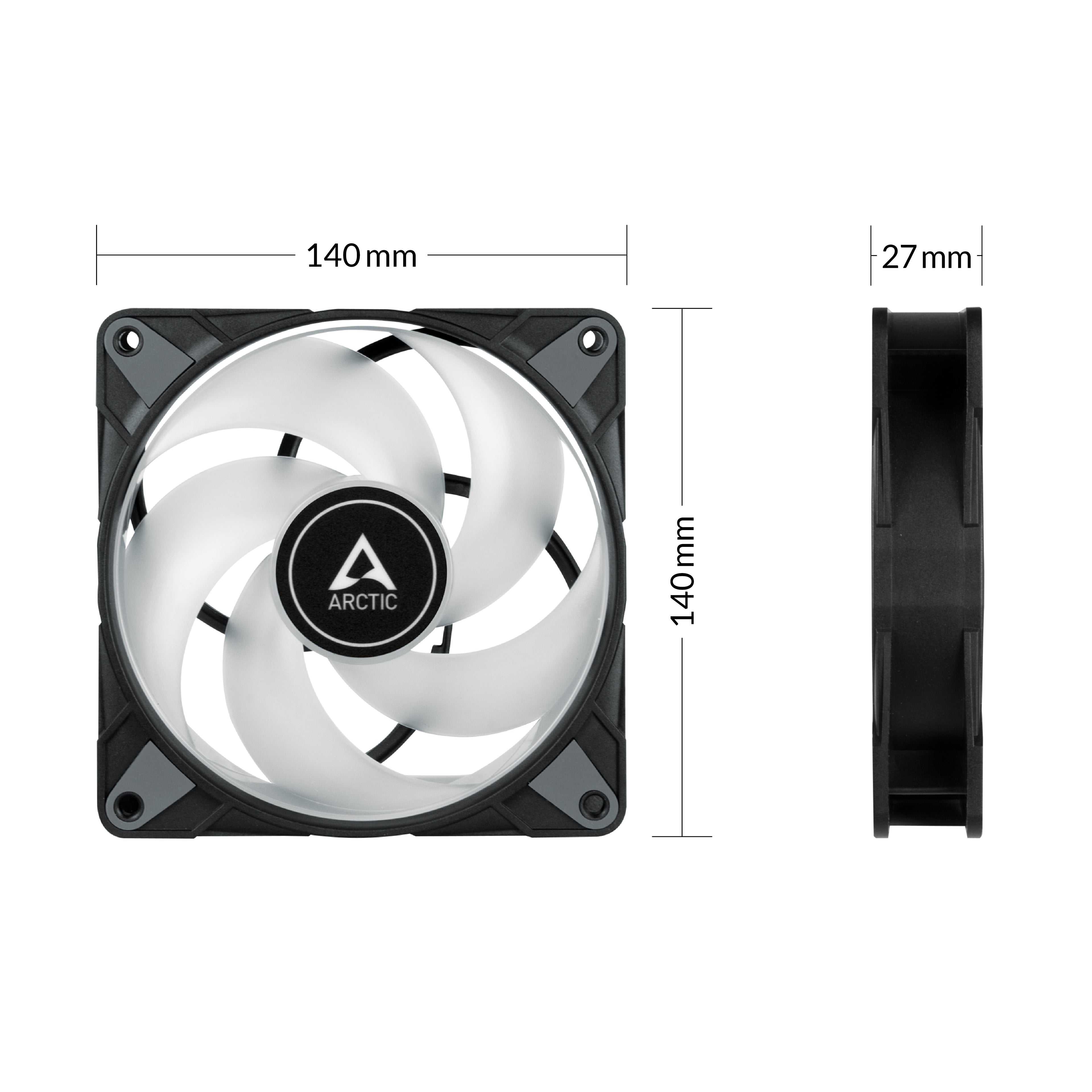 ARCTIC P14 PWM PST A-RGB