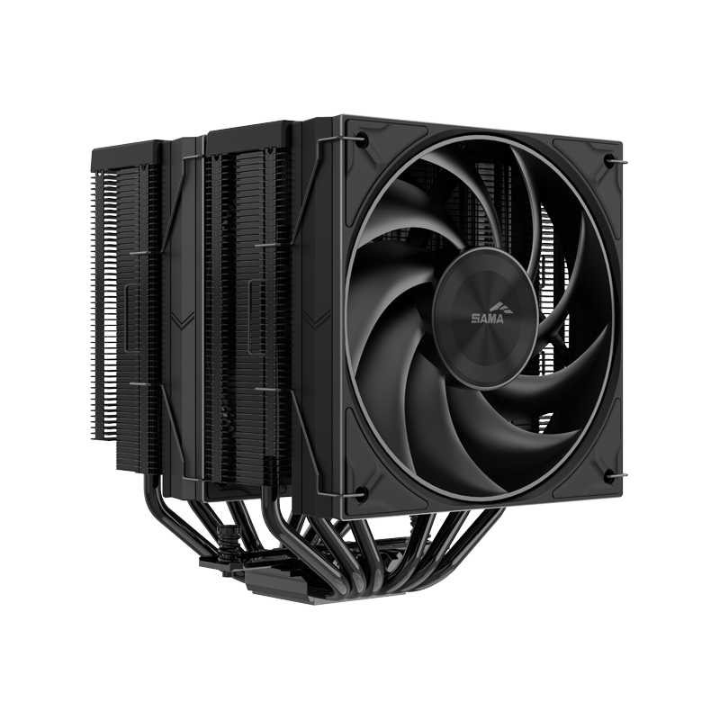 SAMA A60 Black Dual Tower CPU Cooler