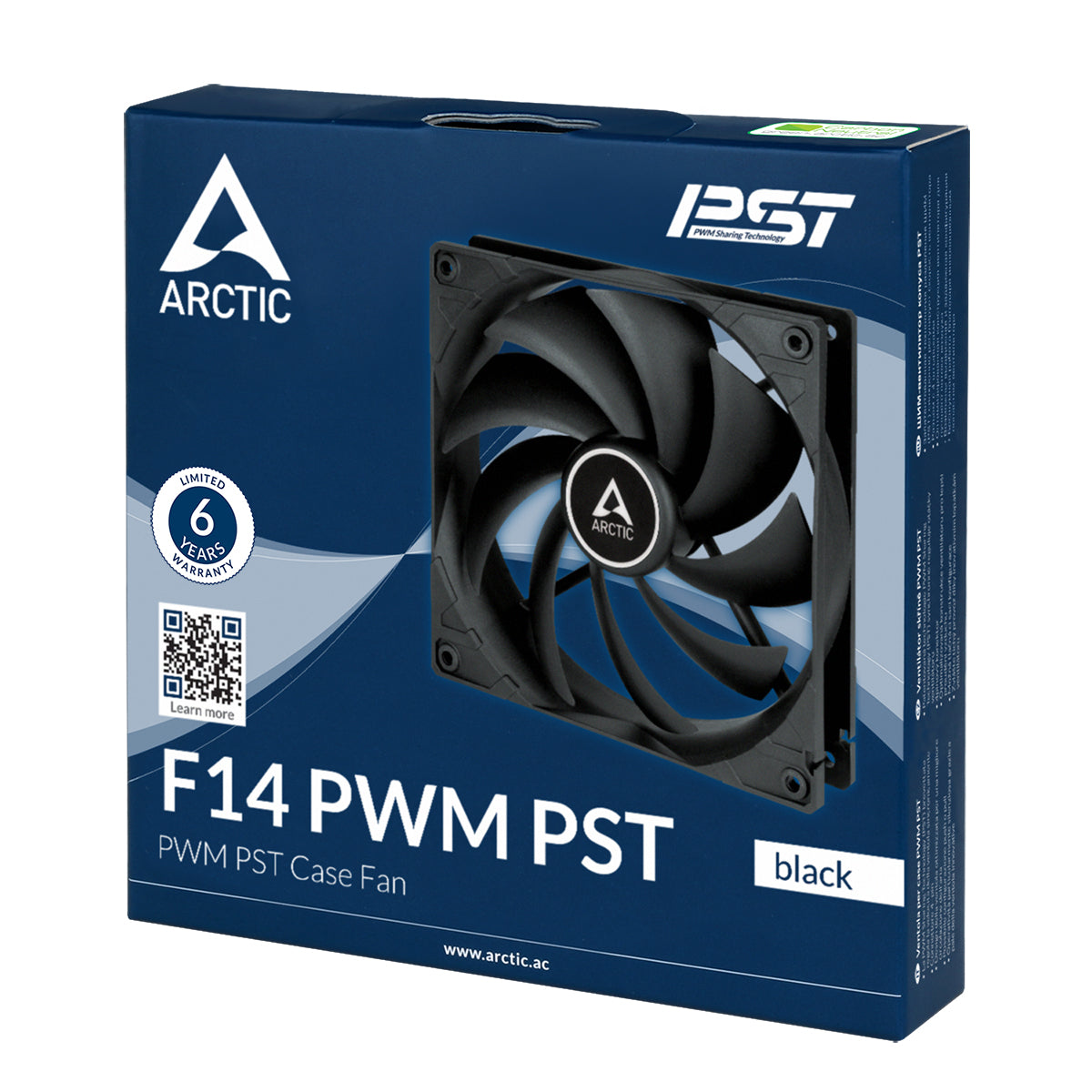 ARCTIC F14 PWM PST (black)