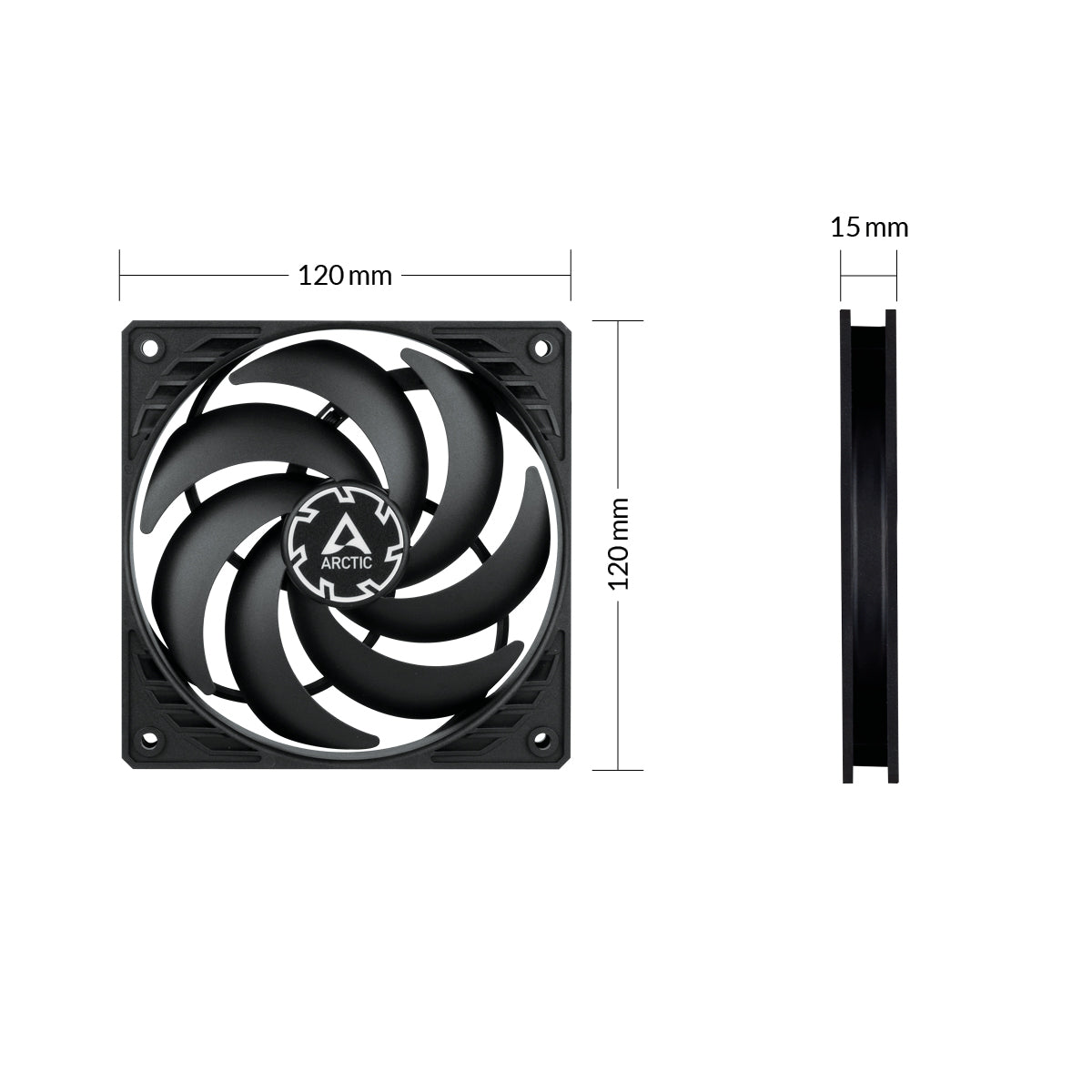 ARCTIC P12 Slim PWM PST