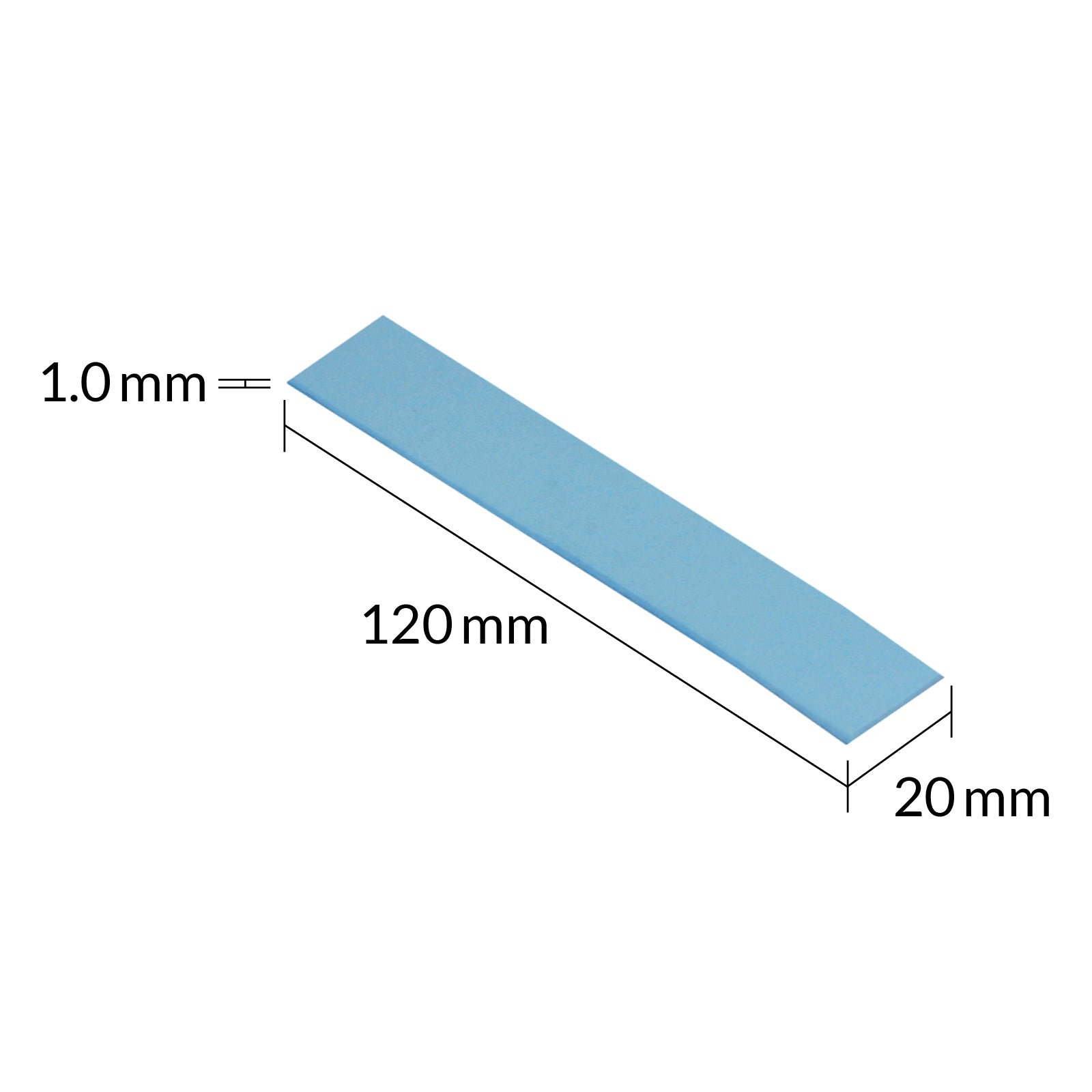 ARCTIC TP-3 120x20mm, 1.0mm - 4 Pack