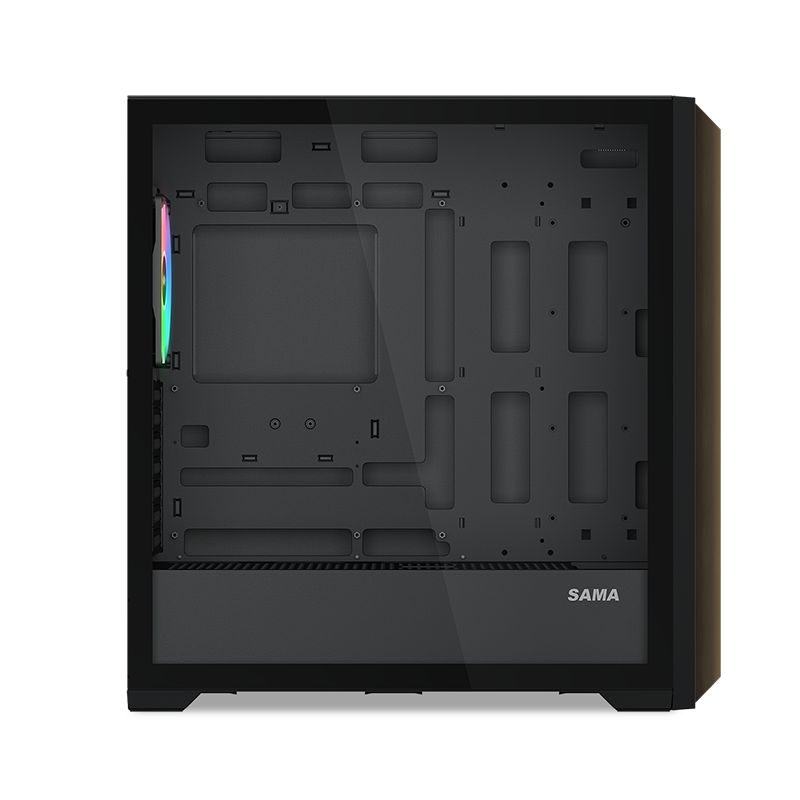 SAMA Z60 Walnut Wood ATX Mid Tower Case
