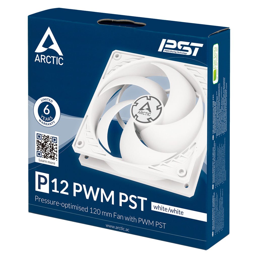 ARCTIC P12 PWM PST (white/transparent)