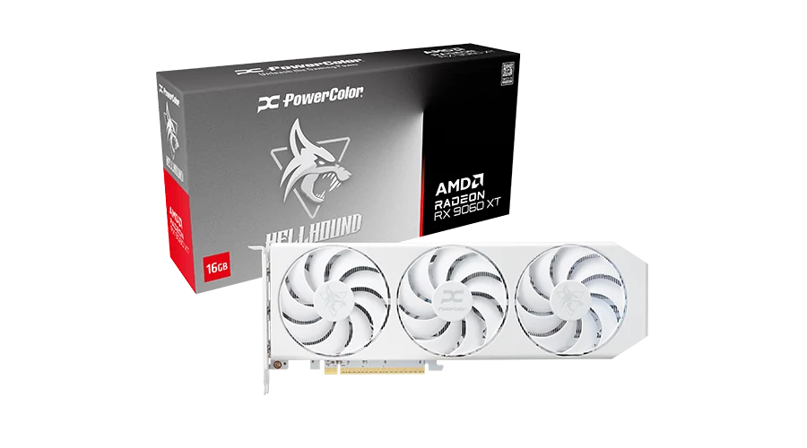 PowerColor Hellhound AMD Radeon RX 9060 XT 16GB