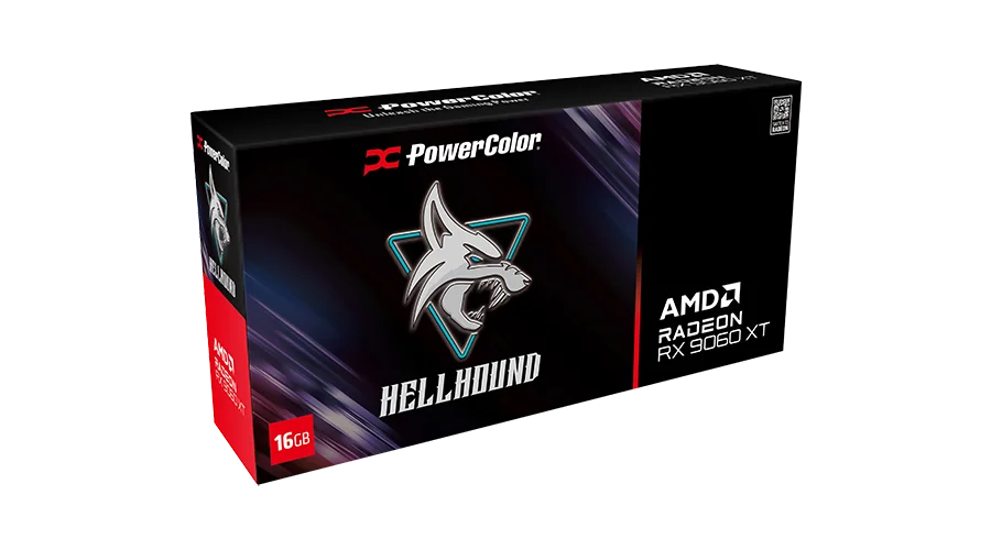 PowerColor Hellhound AMD Radeon RX 9060 XT 16GB