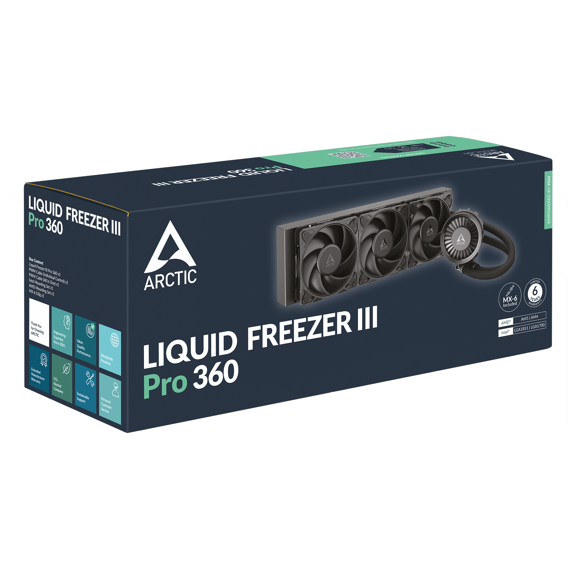 ARCTIC Liquid Freezer III Pro 360 (Black)