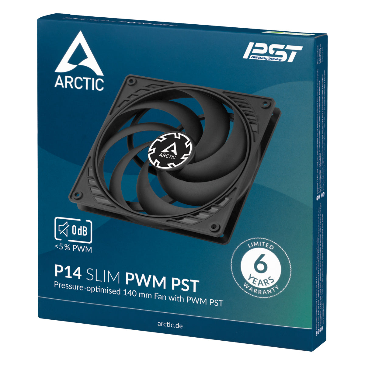 ARCTIC P14 Slim PWM PST