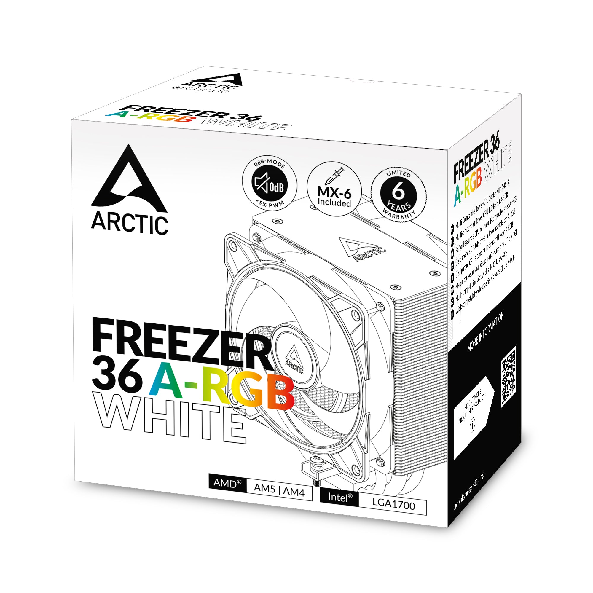 ARCTIC Freezer 36 A-RGB (Black)
