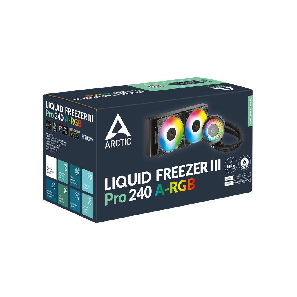 ARCTIC Liquid Freezer III Pro 240 A-RGB (Black)