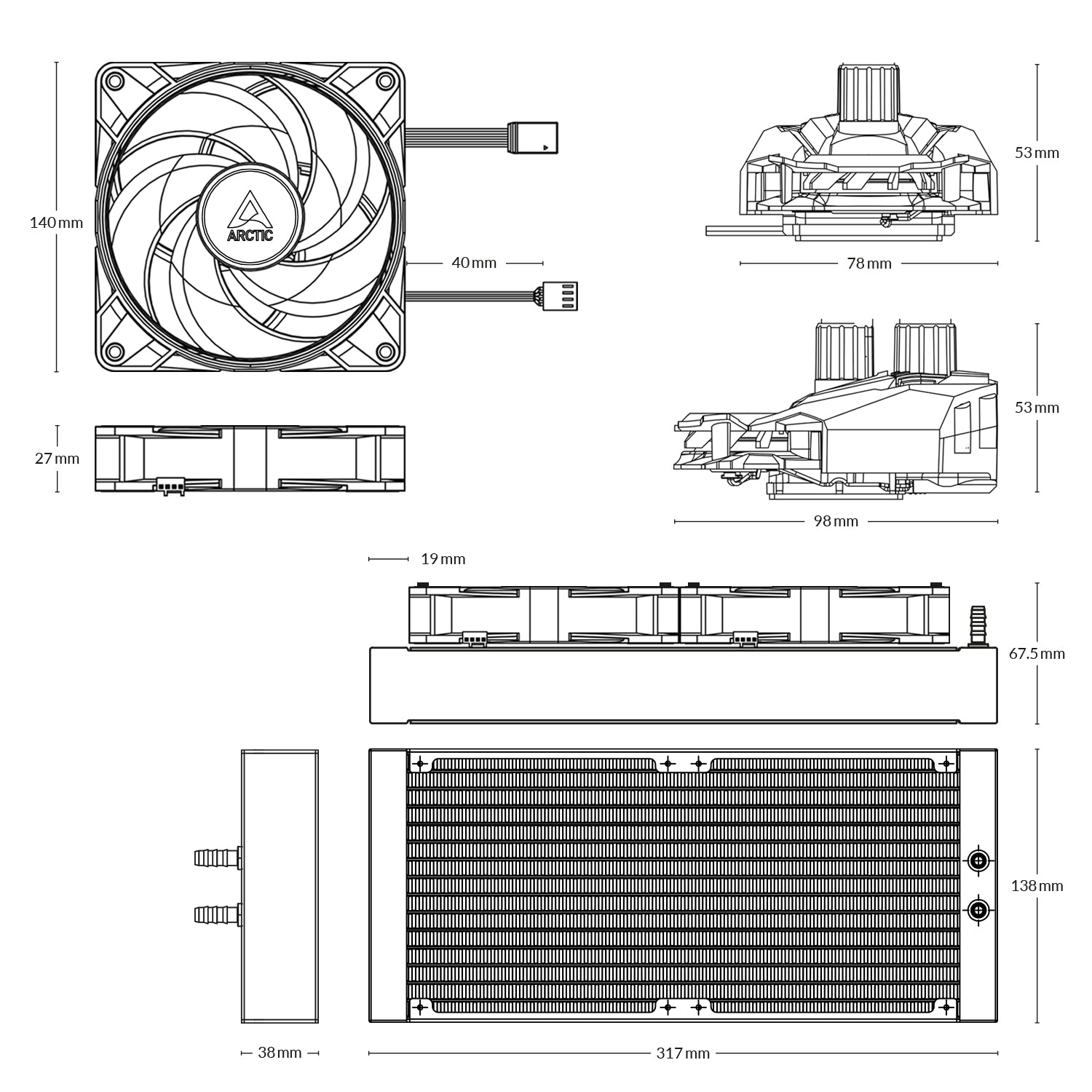 ARCTIC Liquid Freezer II - 280 A-RGB