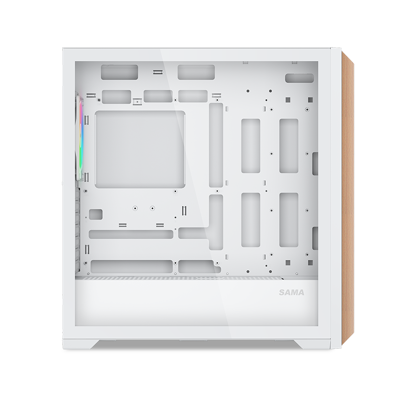 SAMA Z60 Walnut Wood ATX Mid Tower Case