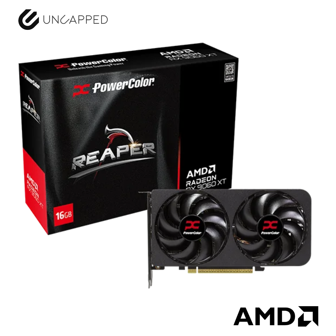 9060 XT 16GB Powercolor Reaper RX Black Dual
