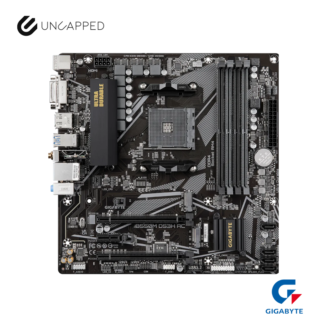 Gigabyte B550M DS3H AC