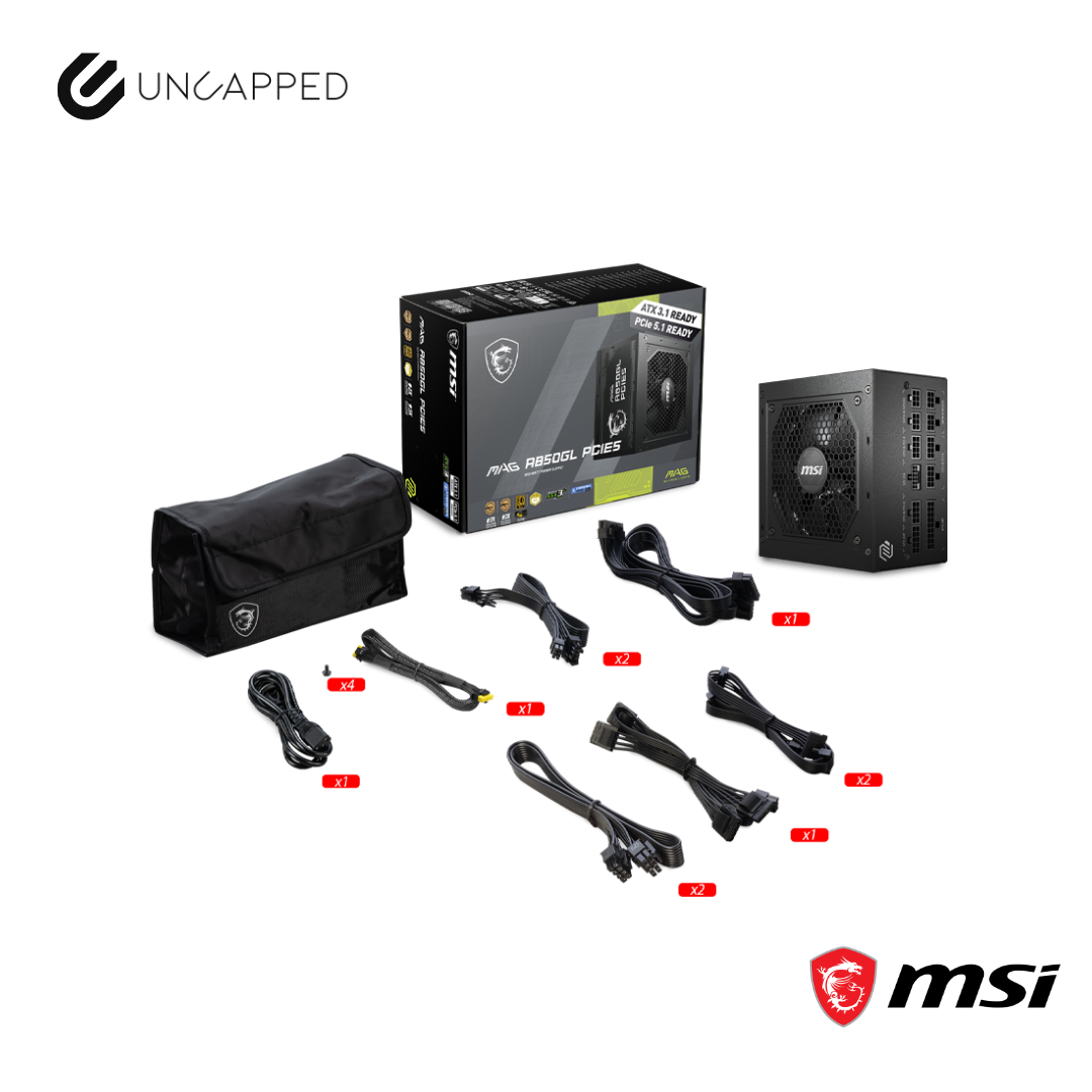 MSI MAG A850GL Fully Modular