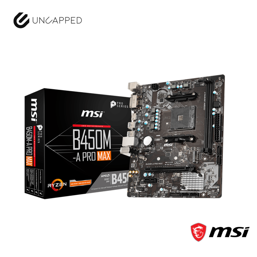 MSI B450M-A Pro Max II – Uncapped PC