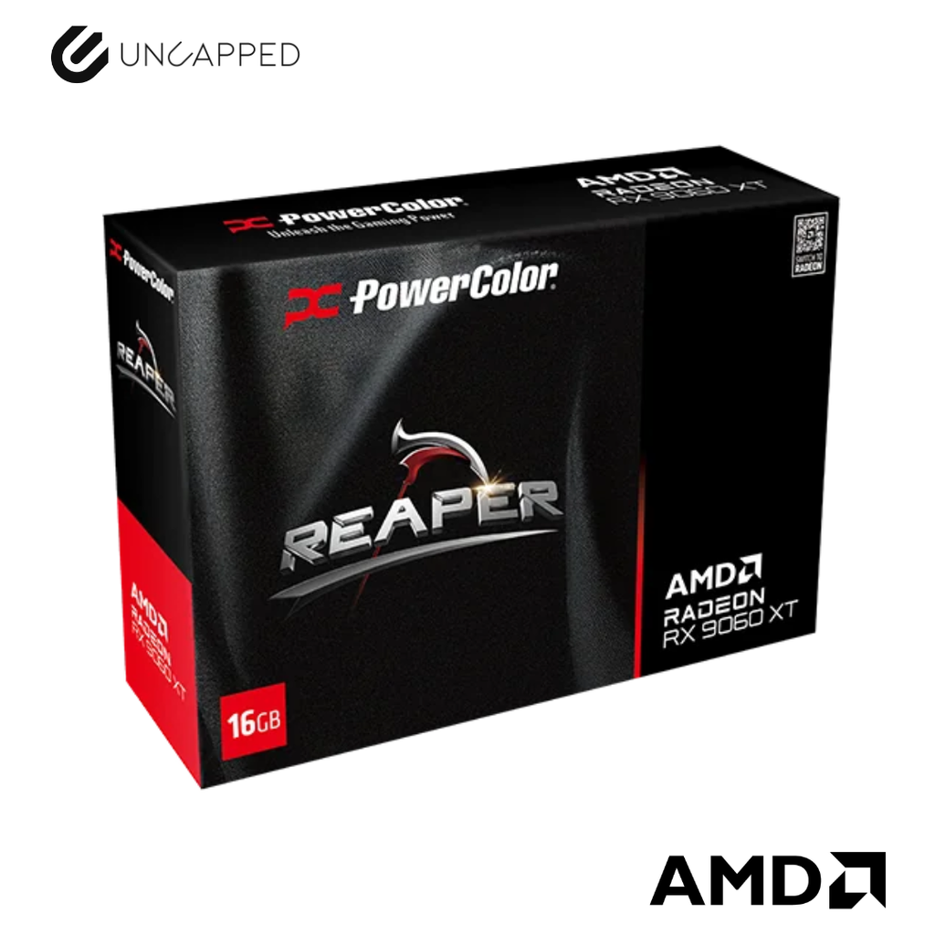 9060 XT 16GB Powercolor Reaper RX Black Dual