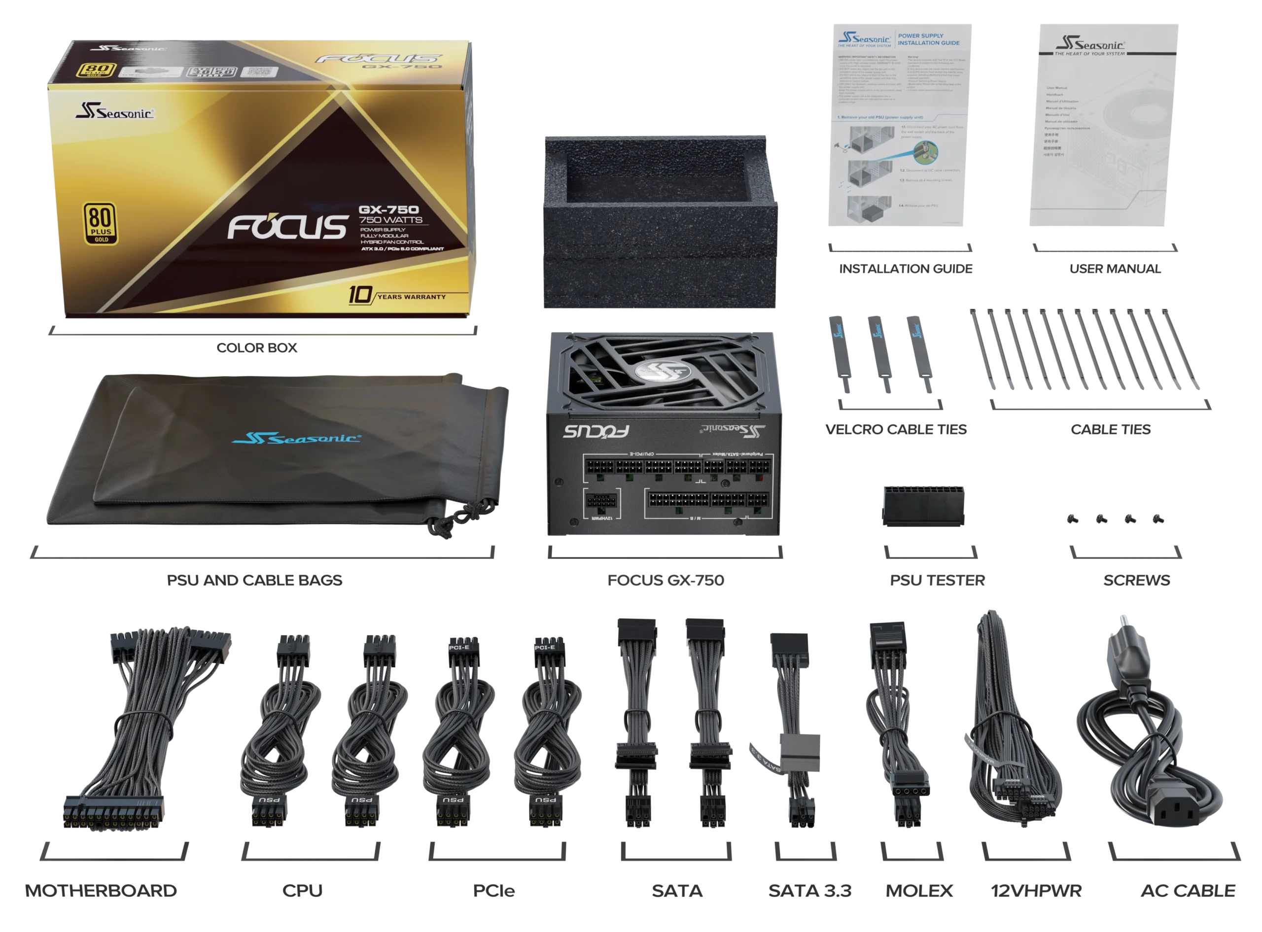 Seasonic Focus Plus Gold 1000W ATX 3.0