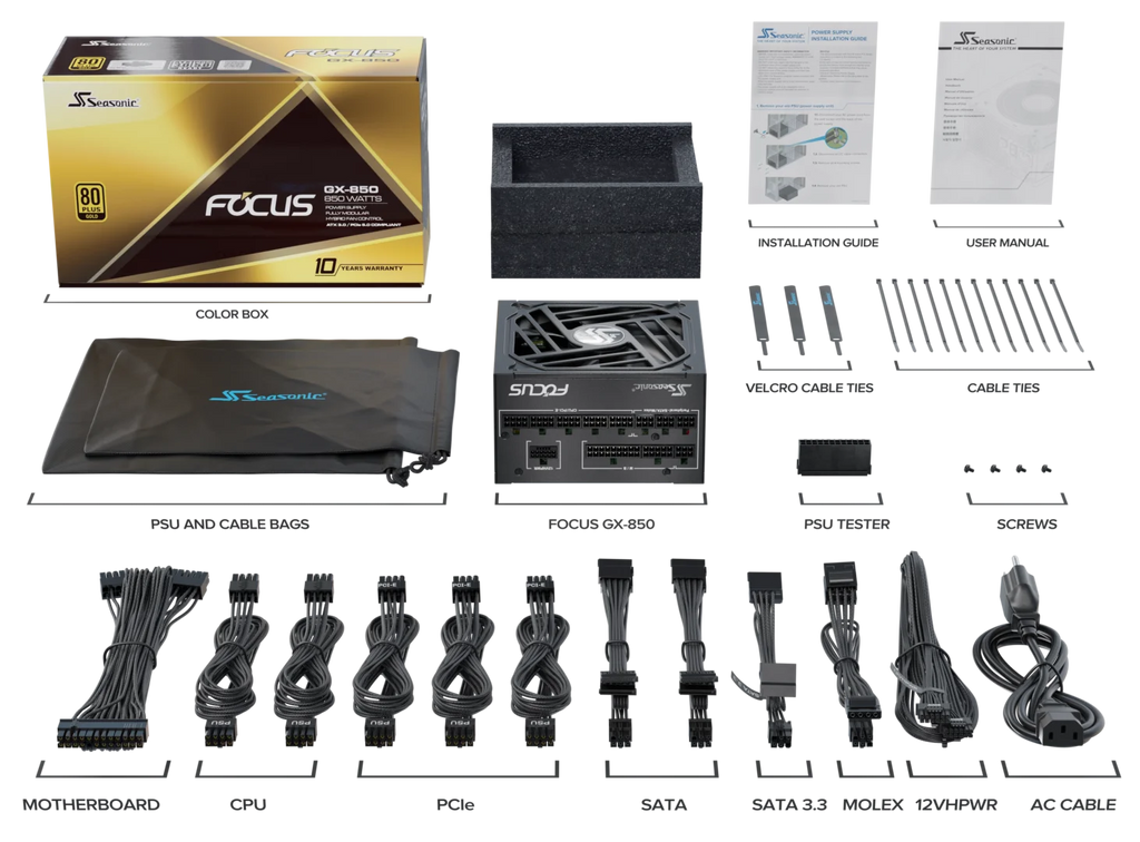 Seasonic Focus Plus Gold 750W ATX 3.0