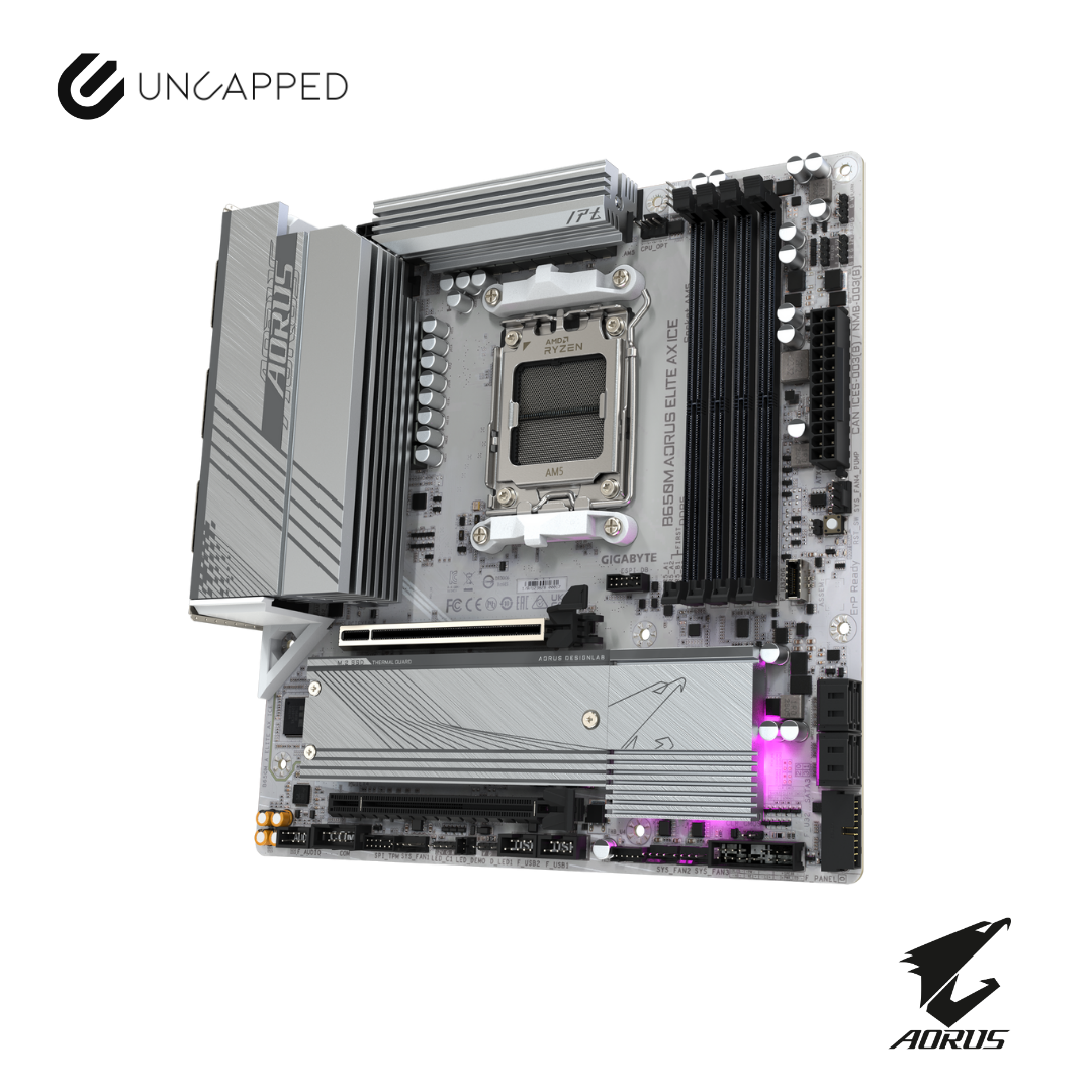 Gigabyte B650M Aorus Elite AX Ice