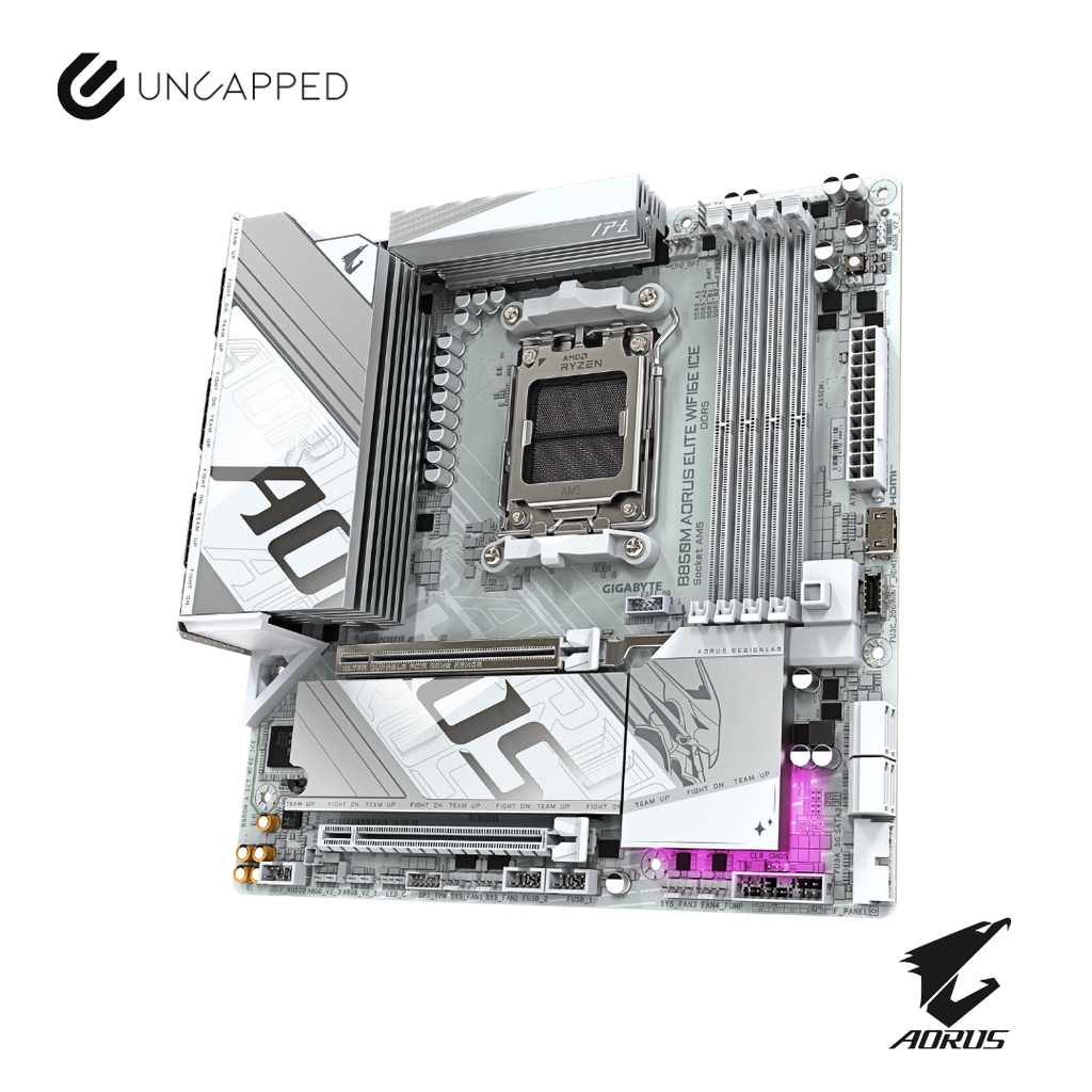 Gigabyte B850M Aorus Elite Wifi6E Ice