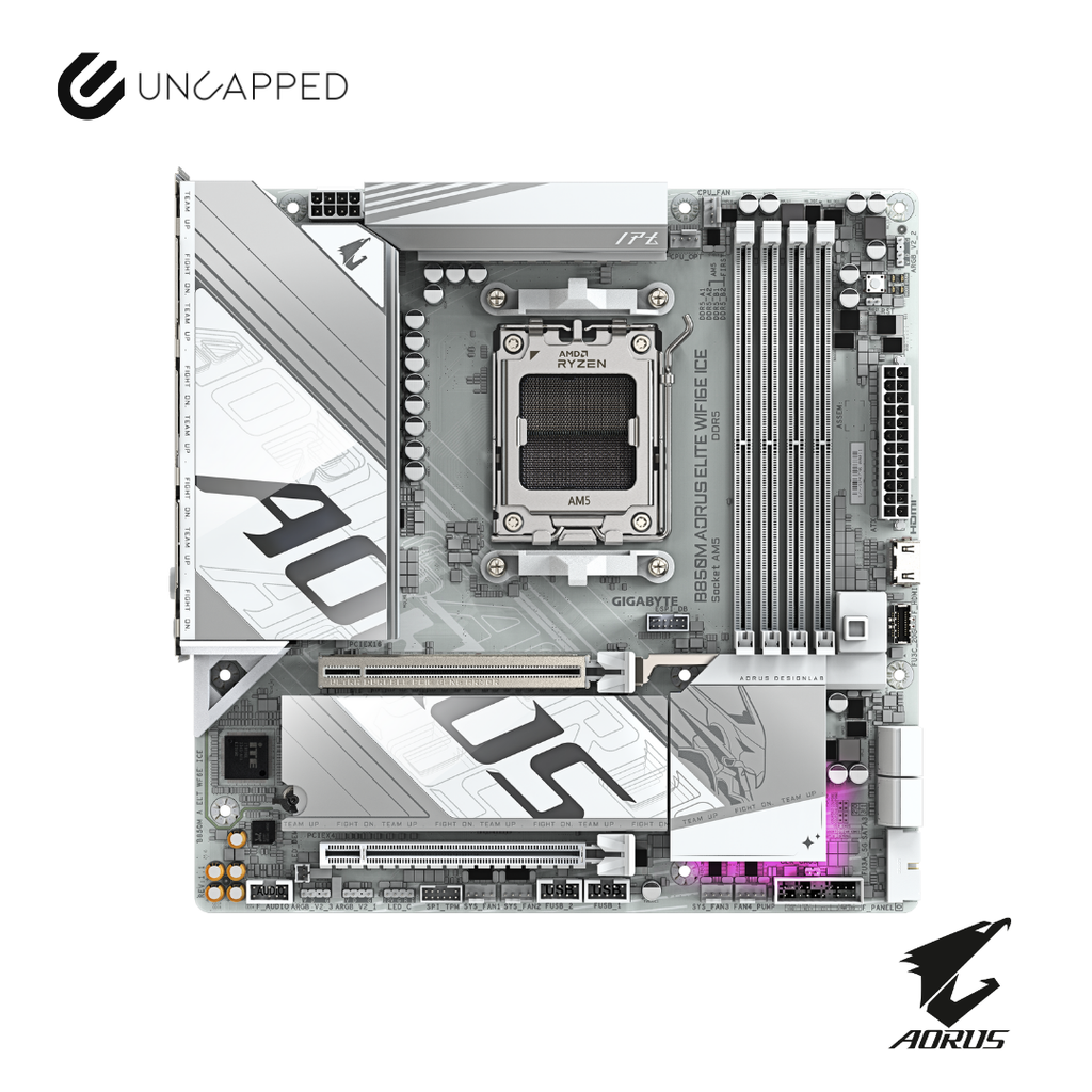 Gigabyte B850M Aorus Elite Wifi6E Ice