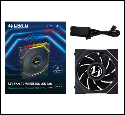 Lian Li UNI FAN TL WIRELESS LCD 120 (3pcs)