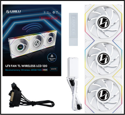 Lian Li UNI FAN TL WIRELESS LCD 120 (3pcs)