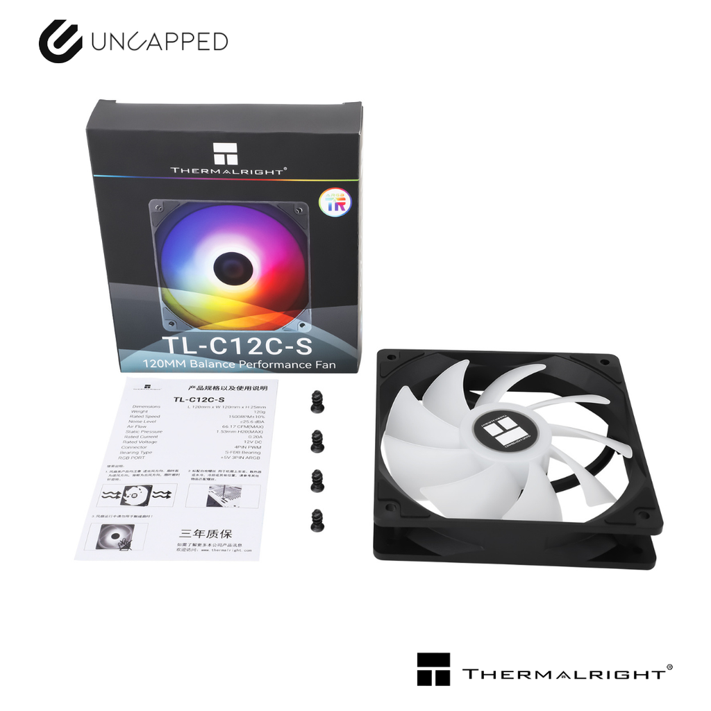 Thermalright TL-C12C-S ARGB Black