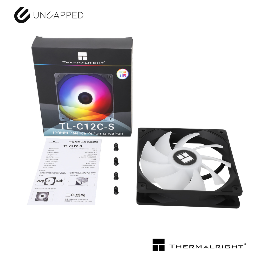 Thermalright TL-C12C-S ARGB Black