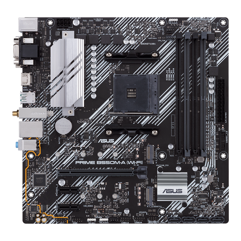 ASUS PRIME B550M-A (WI-FI) AM4 micro-ATX motherboard