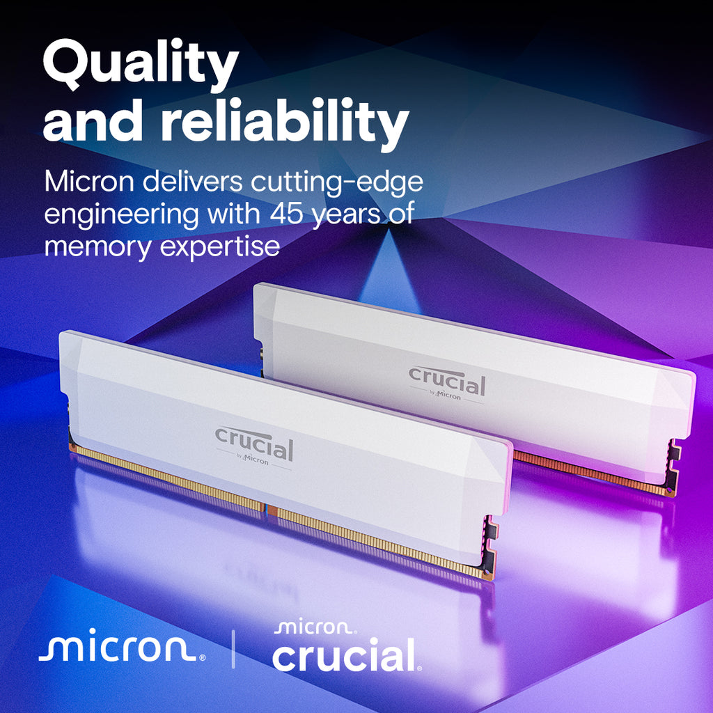 16GB x 2 (32GB) 6400Mhz CL38 Crucial Pro OC