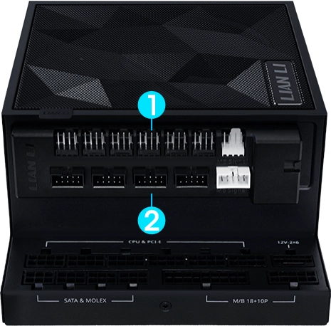 Lian Li Edge Gold 750W Black